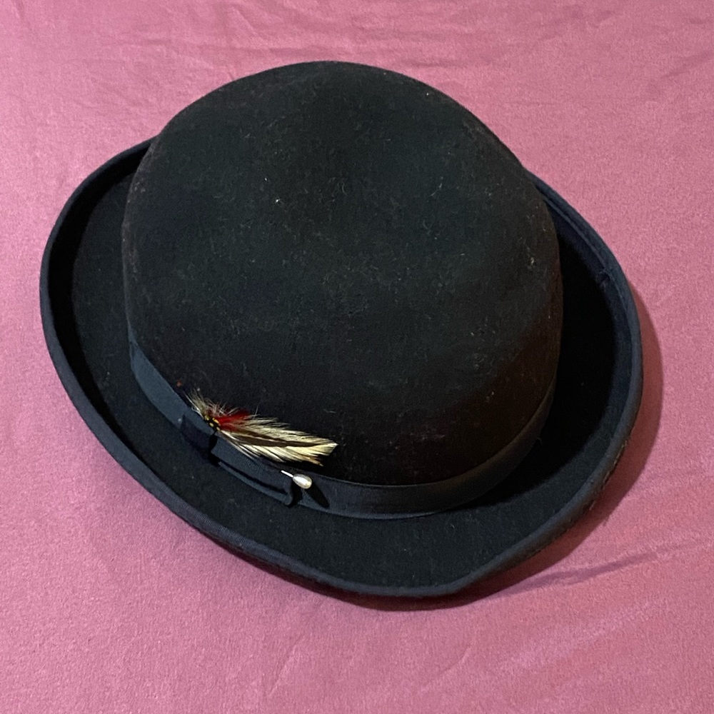 Fedora hat with feather